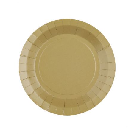 assiette rainbow 18 cm naturel 