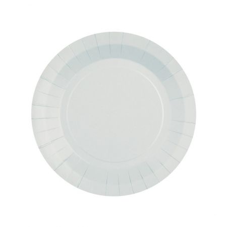 assiette rainbow 18 cm gris perle 