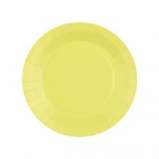 assiette rainbow 18 cm jaune citron 