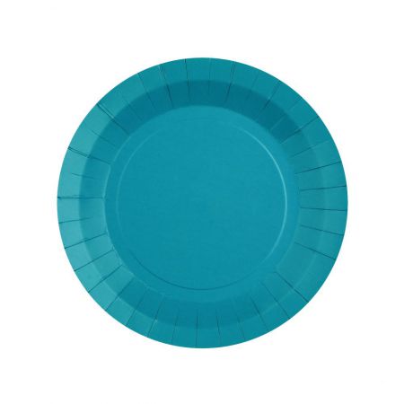 assiette rainbow 18 cm bleu aqua 