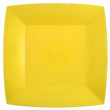 assiette rainbow 23cm jaune 