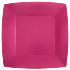 assiette rainbow 23cm fuchsia 