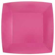 assiette rainbow 23cm rose bonbon 