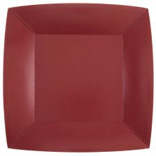 assiette rainbow 23cm bordeaux 