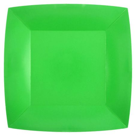 assiette rainbow 23cm vert pomme 