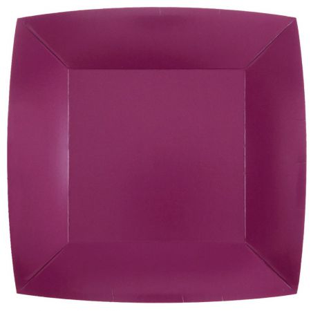 assiette rainbow 23cm aubergine 