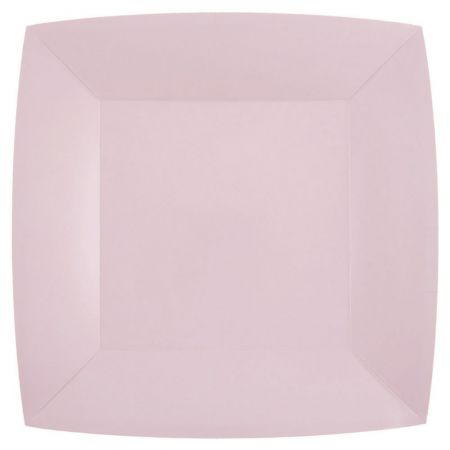 assiette rainbow 23cm rose clair 