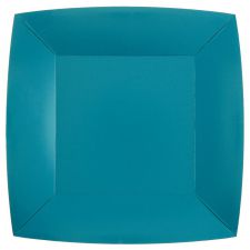 assiette rainbow 23cm bleu aqua 