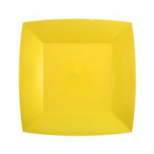 assiette rainbow 18cm jaune 