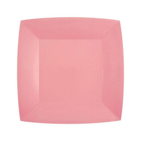 assiette rainbow 18cm rose 
