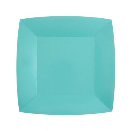 assiette rainbow 18cm bleu ciel 