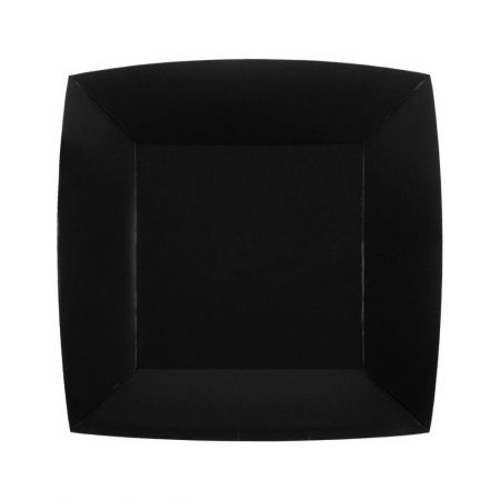 assiette rainbow 18cm noir 