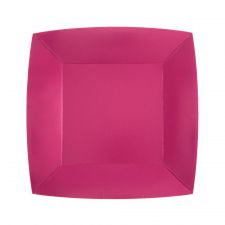 assiette rainbow 18cm fuchsia 