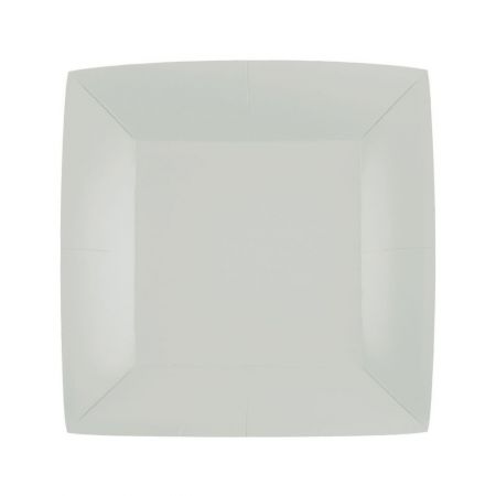 assiette rainbow 18cm gris perle 