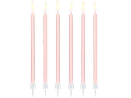bougies anniversaire rose 