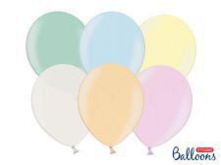  ballon multicouleurs pastel 