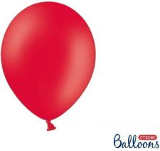 ballon rouge pastel 10p 