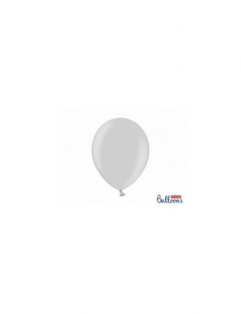 ballon metallise argent 10 pcs 