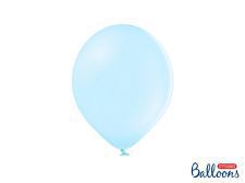 ballon bleu baby pastel 12 cm 