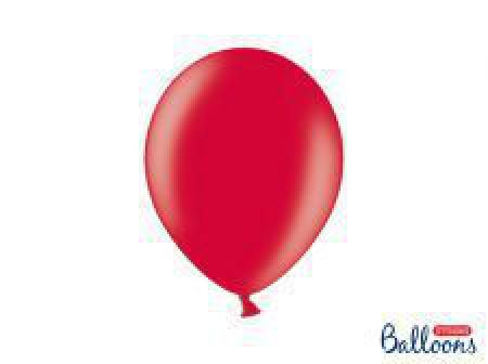 ballon rouge poppy pastel 12 cm 