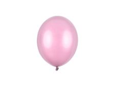 ballon 12cm metallise rose candy 