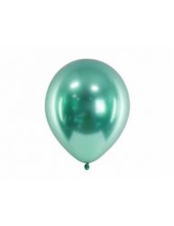 ballon glossy vert x10 