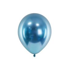 ballon glossy bleu x10 