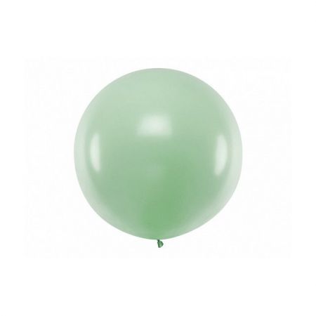 ballon rond 1m vert pistache 