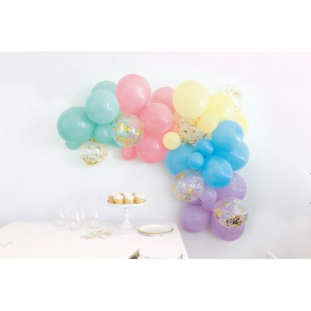 kit de 40 ballons ballons pastel pour arche a ballons 