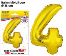 ballon geant metallique or 4 