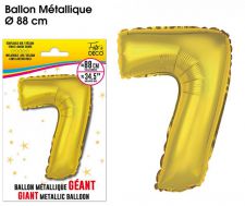 ballon geant metallique or 7 