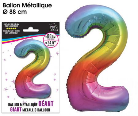ballon geant multicolore 2 