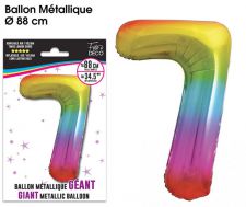 ballon geant multicolore 7 