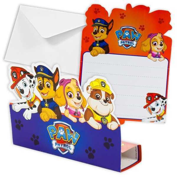 Carte d'invitation de la Pat Patrouille Paw Patrol - Articles de