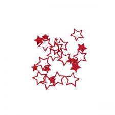 confettis rouge etoile 18gr anniversaire communion mariage fete feudartifice cotillons