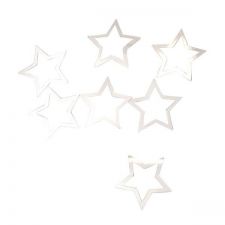 confettis argent etoile 18gr anniversaire communion mariage fete feudartifice cotillons