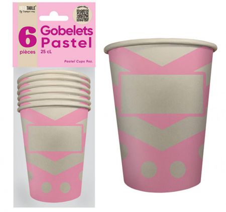 gobelet pastel rose 25cl 