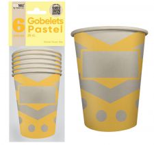 gobelet pastel jaune 25cl 