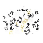 mini3 confetti musical 18gr anniversaire communion mariage fete feudartifice cotillons 