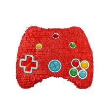 pinata gamer manette rouge 