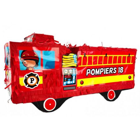 pinata camion pompier 