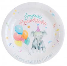 assiette zoo party 