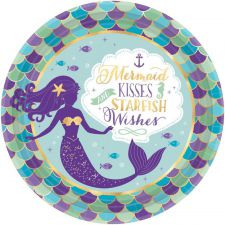 assiette mermaid wishes 