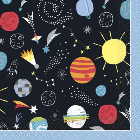 serviettes outer space 