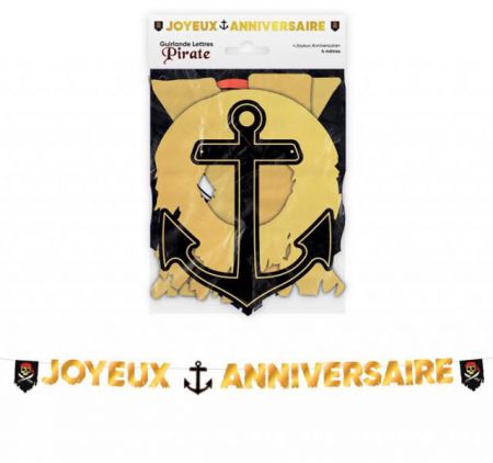 guirlande de lettre pirate 