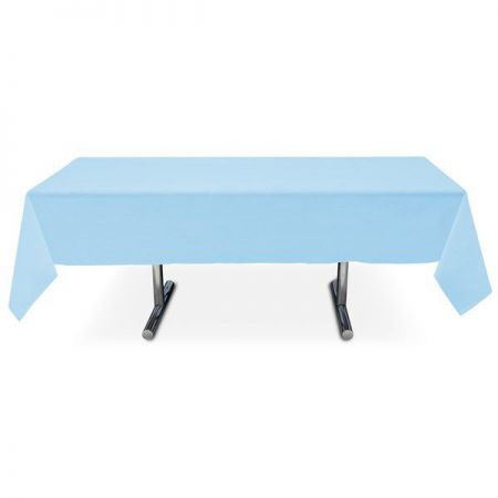 nappe bleu intissee rectangle 15x3m anniversaire communion mariage fete feudartifice cotillons 