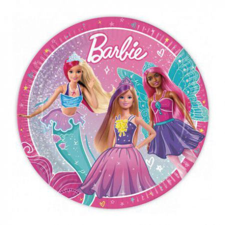 assiette barbie 23cm x8 