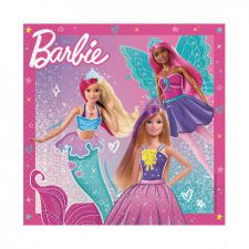 serviettes barbie 20 pieces 