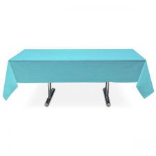 nappe turquoise intissee rectangle 15x3m anniversaire communion mariage fete feudartifice cotillons