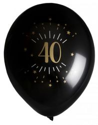 ballon age etincelant or 40 anniversaire 